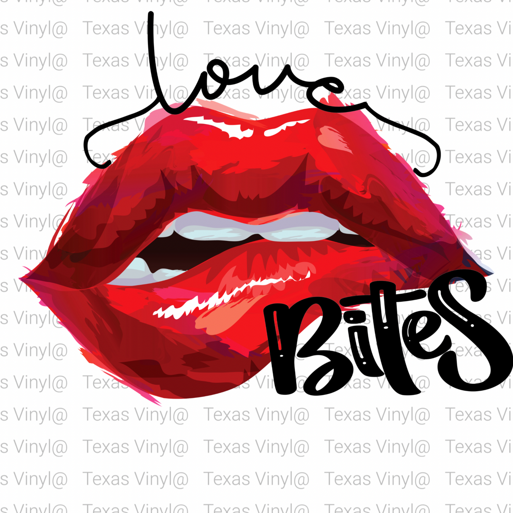 TVD Love Bites Lips Transfer