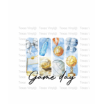 4 Panel Volleyball Game Day Transfer