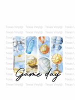 4 Panel Volleyball Game Day Transfer