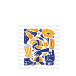 Boho Volleyball Transfer