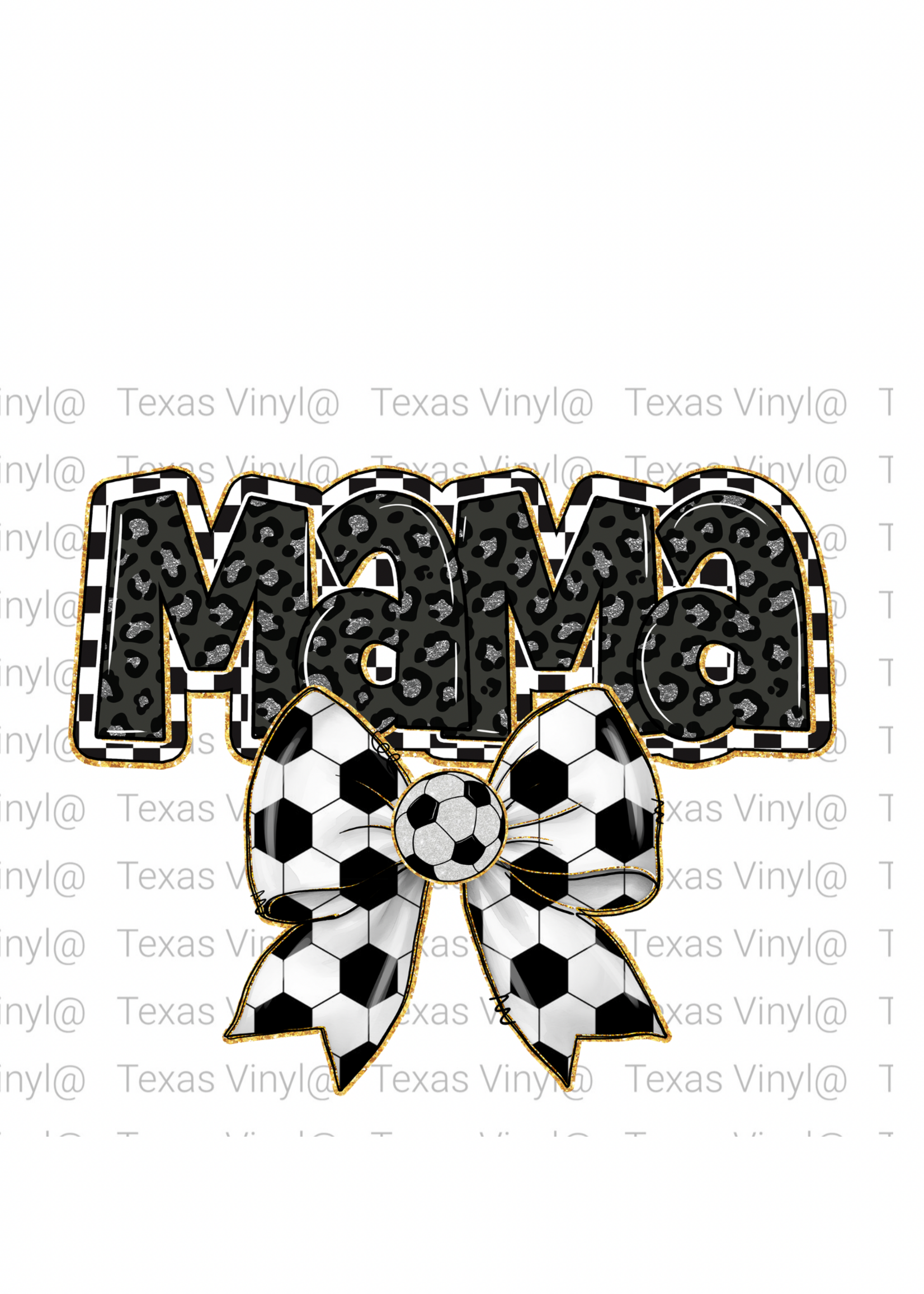 Mama Soccer Bow Transfer