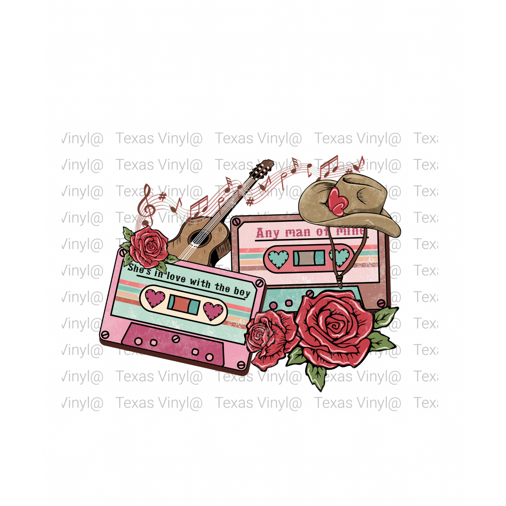 Western Valentines Cassette Tapes Transfer