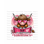 All Booked for Valentines Highland Cow Transfer