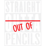 Straight Out of Pencils Transfer
