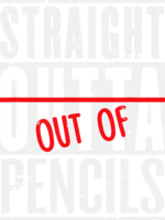 Straight Out of Pencils Transfer