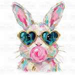 Bubble Blowing Bunny Transfer