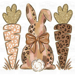 Sparkle Bunny and Carrot Transfer