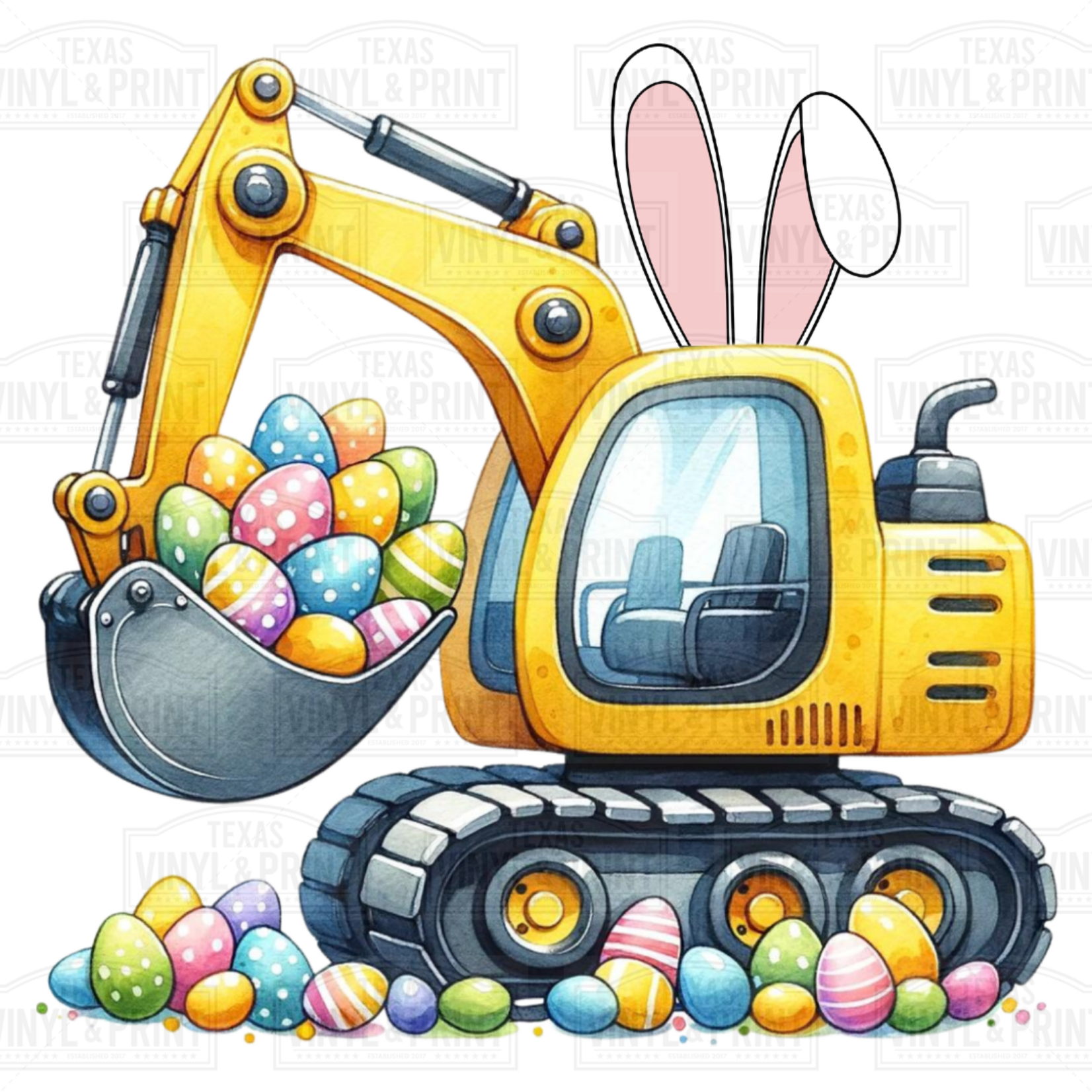 Eggzcavator Bunny Transfer