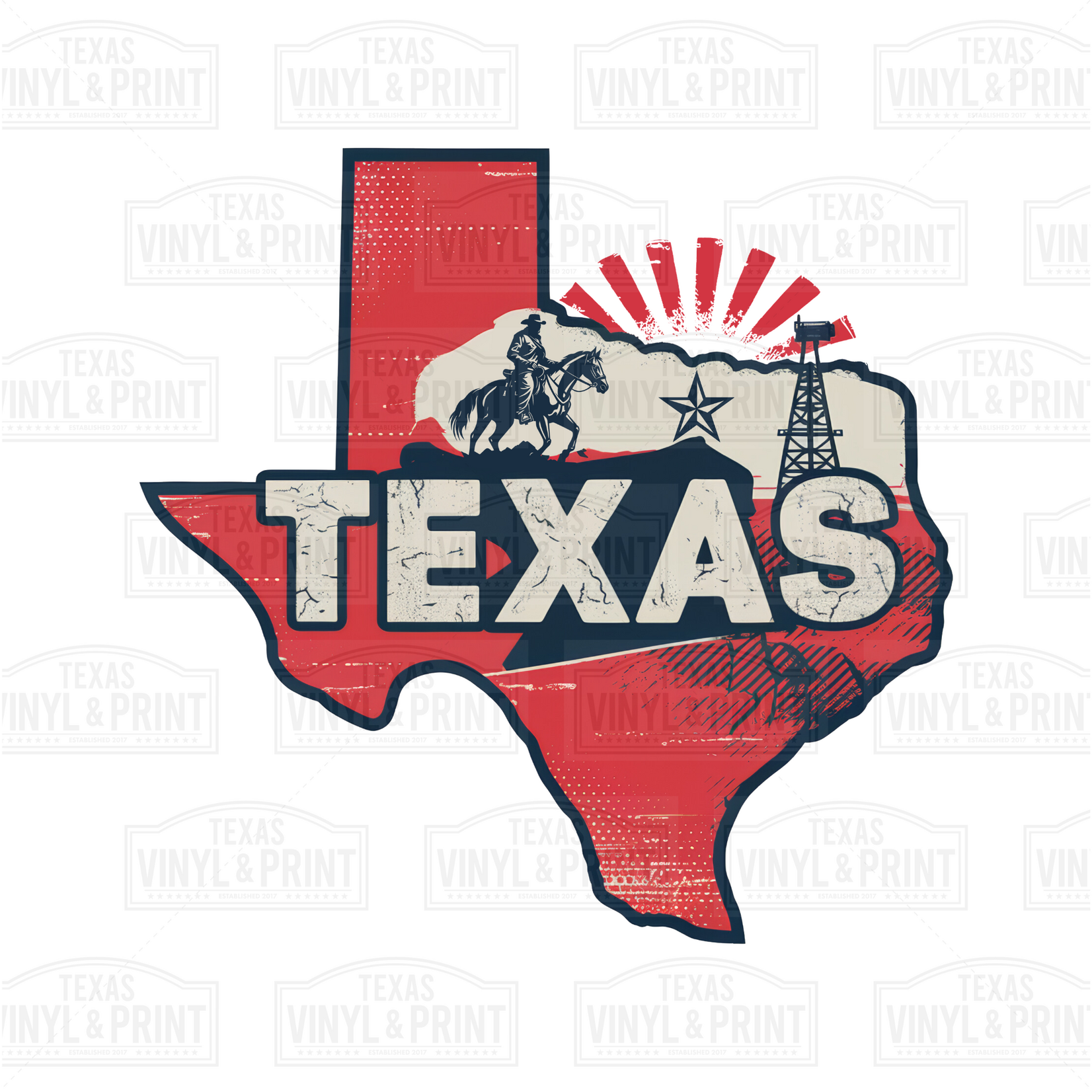 Retro Texas Transfer