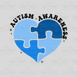 Autism Awareness Heart Transfer