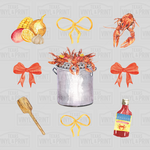 3 x 3 Crawfish Icons Transfer