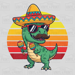 Cinco De Mayo Dinosaur Transfer