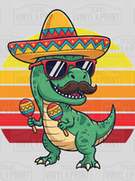 Cinco De Mayo Dinosaur Transfer