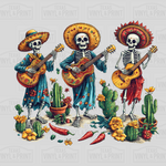 Cinco De Mayo Skeleton Trio Transfer