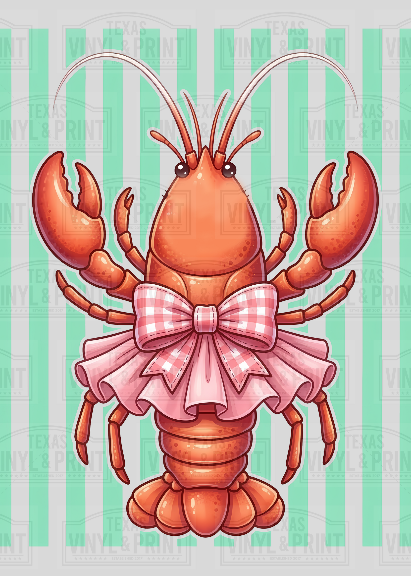 Crawfish in a Tutu Transfer