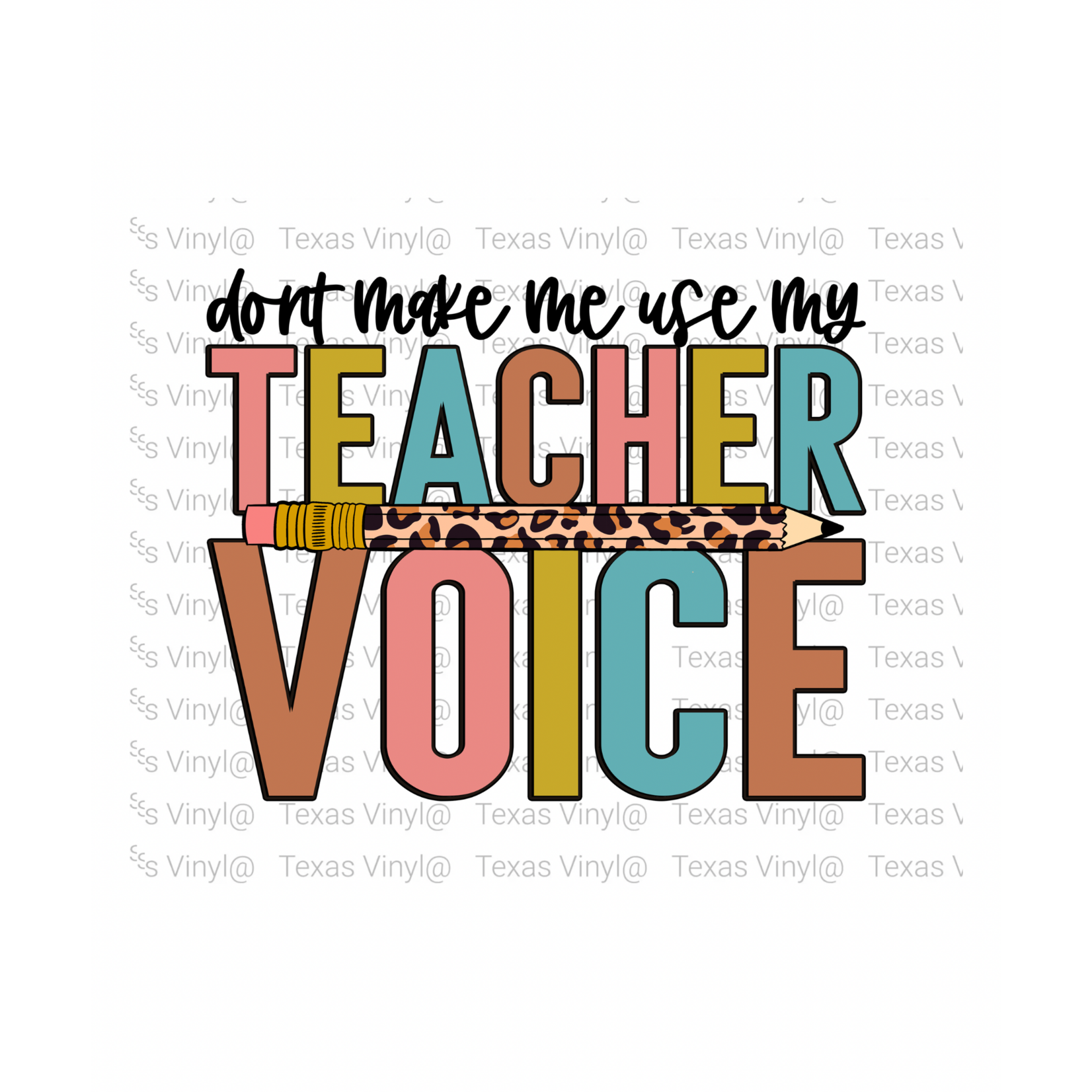 TVD Don't Make Me Use My Teacher Voice Transfer