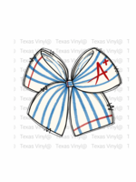Pencil & Paper Bow - Direct to Film Print