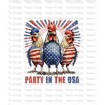 Party in the USA Chickens Transfer