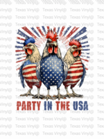 Party in the USA Chickens Transfer