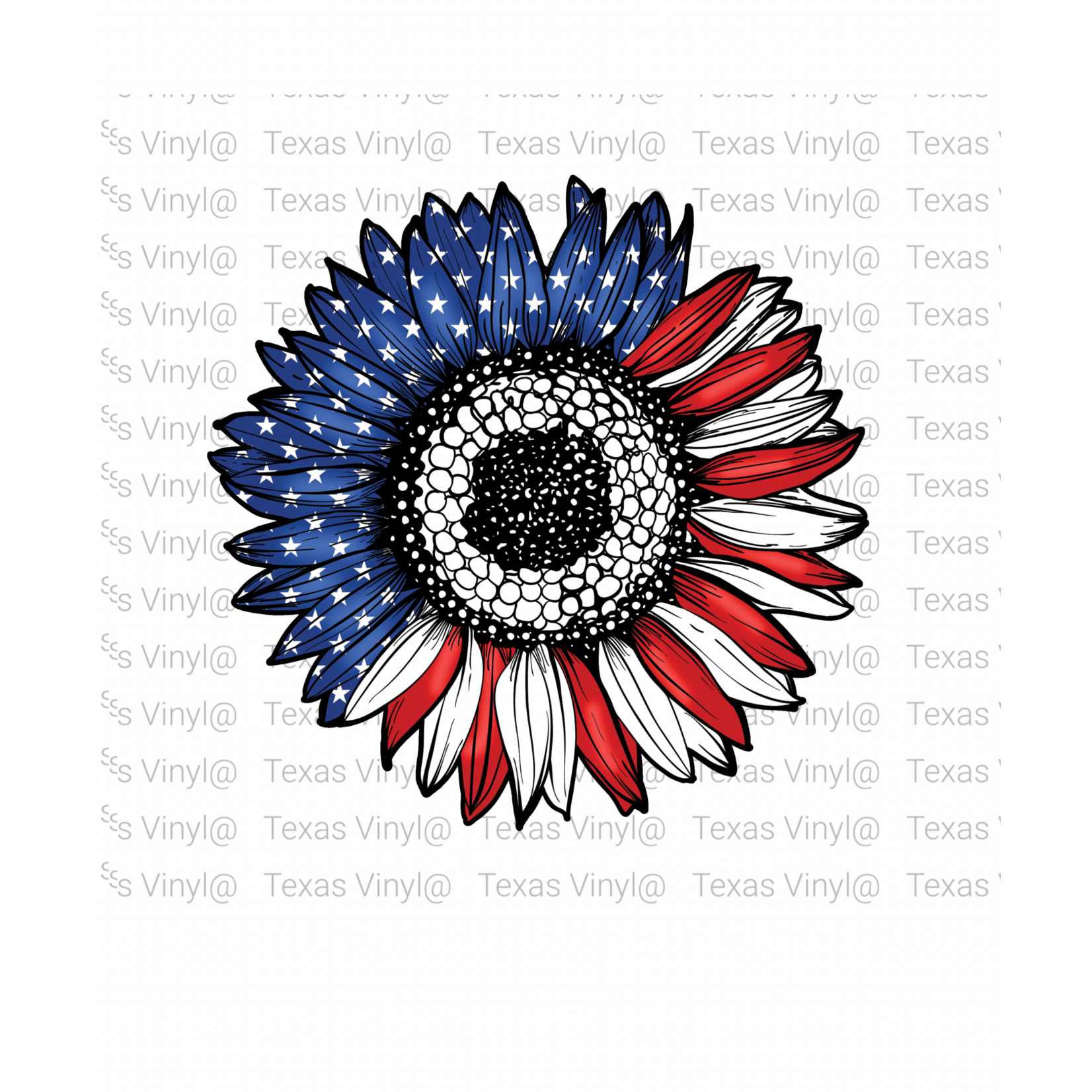 American Sunflower Transfer
