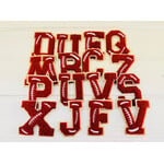 Chenille Varsity Football Letter Patches
