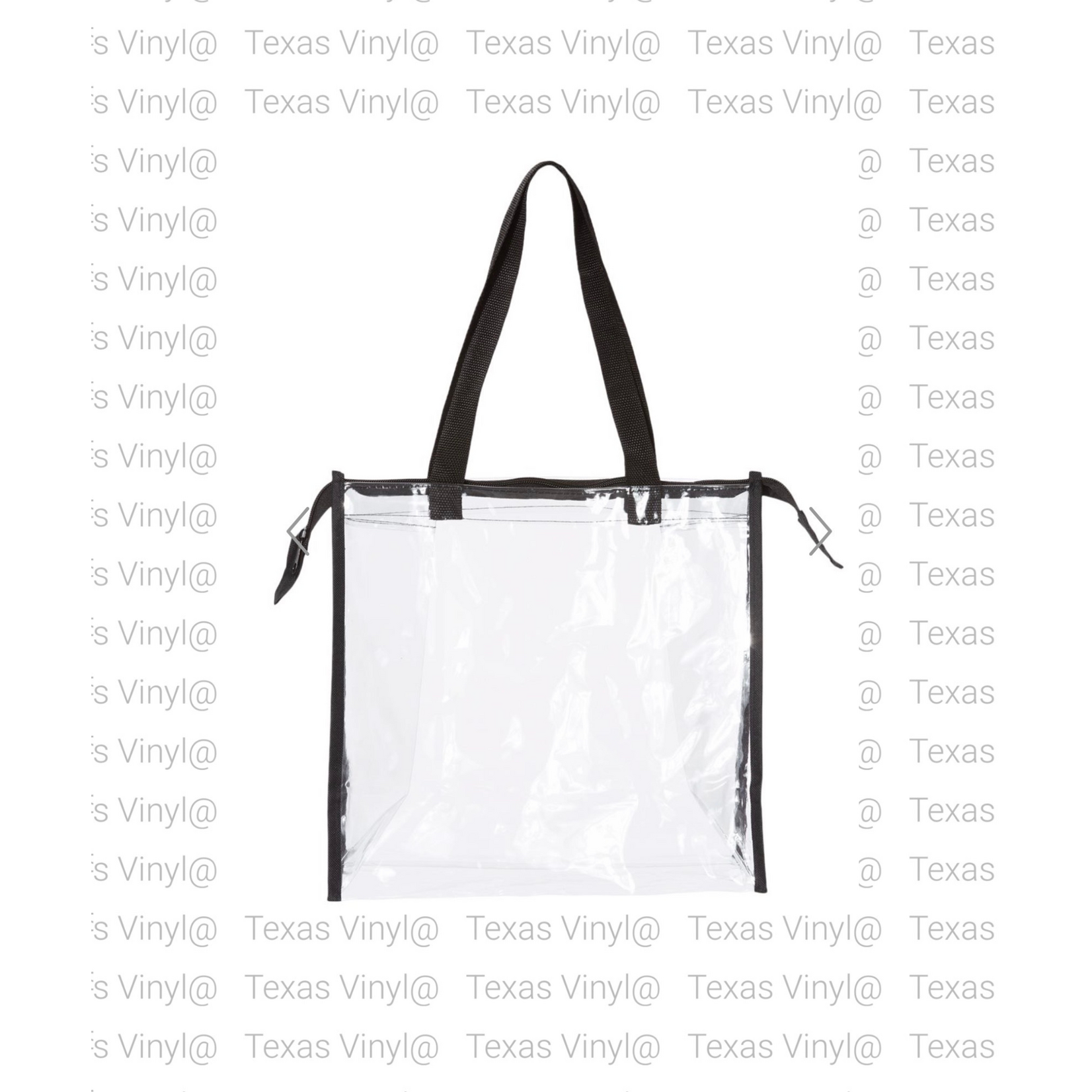 OAD Clear Zippered Tote
