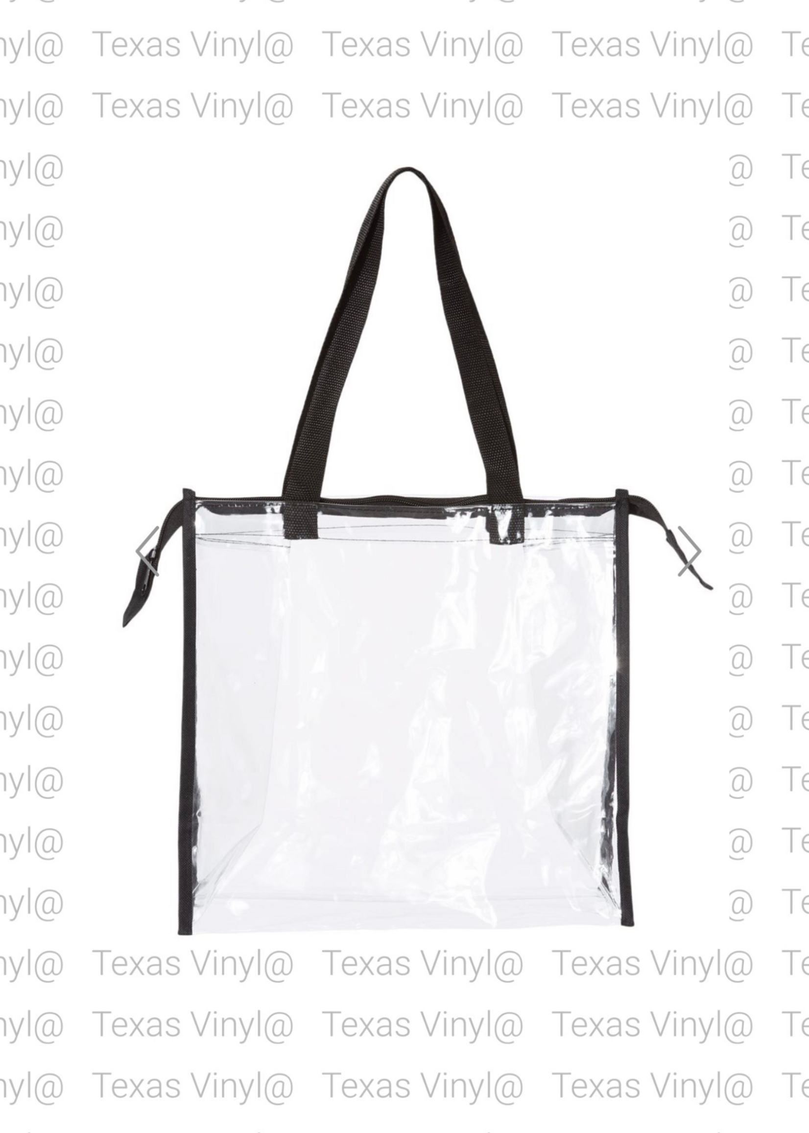 OAD Clear Zippered Tote