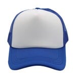 Trucker Cap - Foam -White & Blue