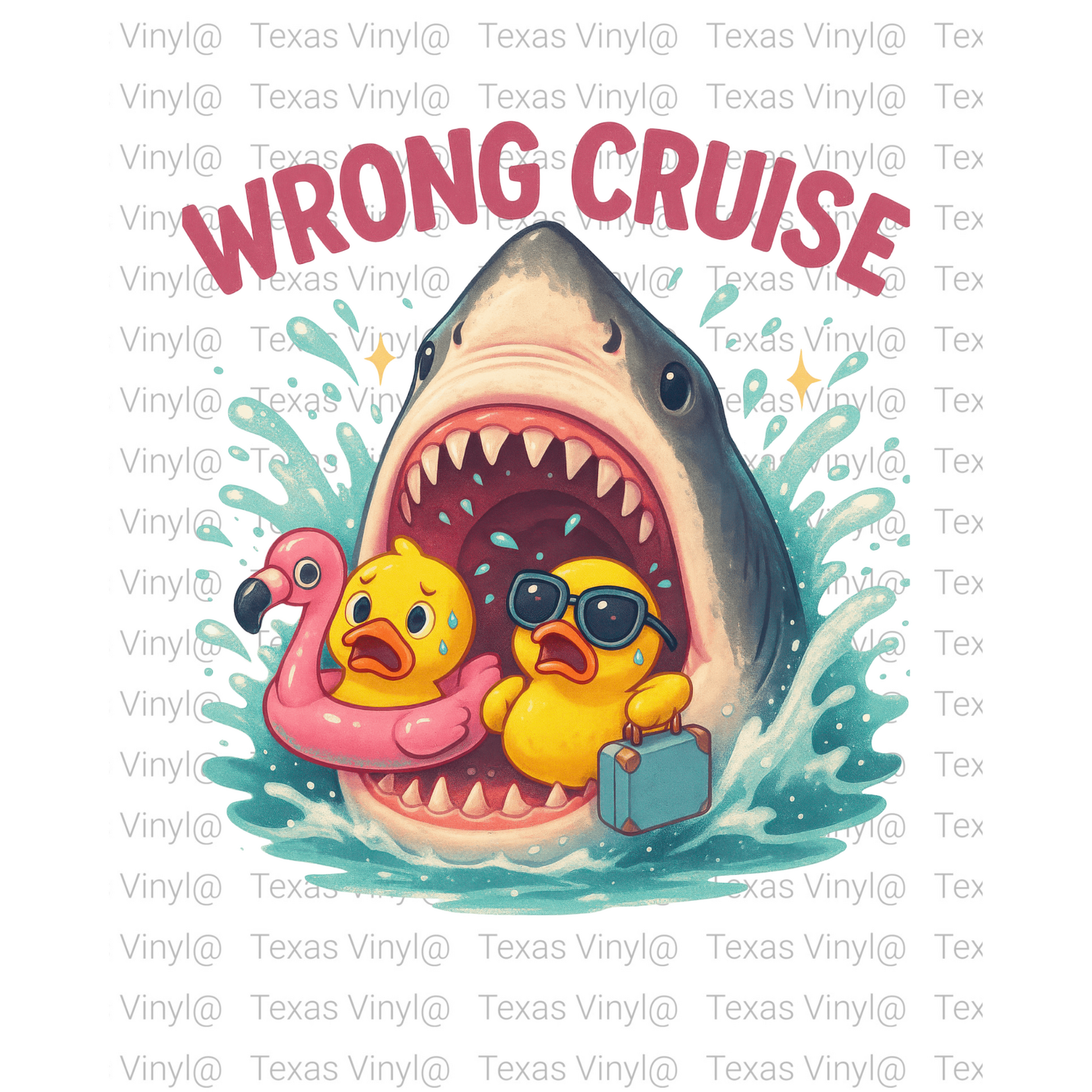 Wrong Cruise - Transfer Direct to Film Large