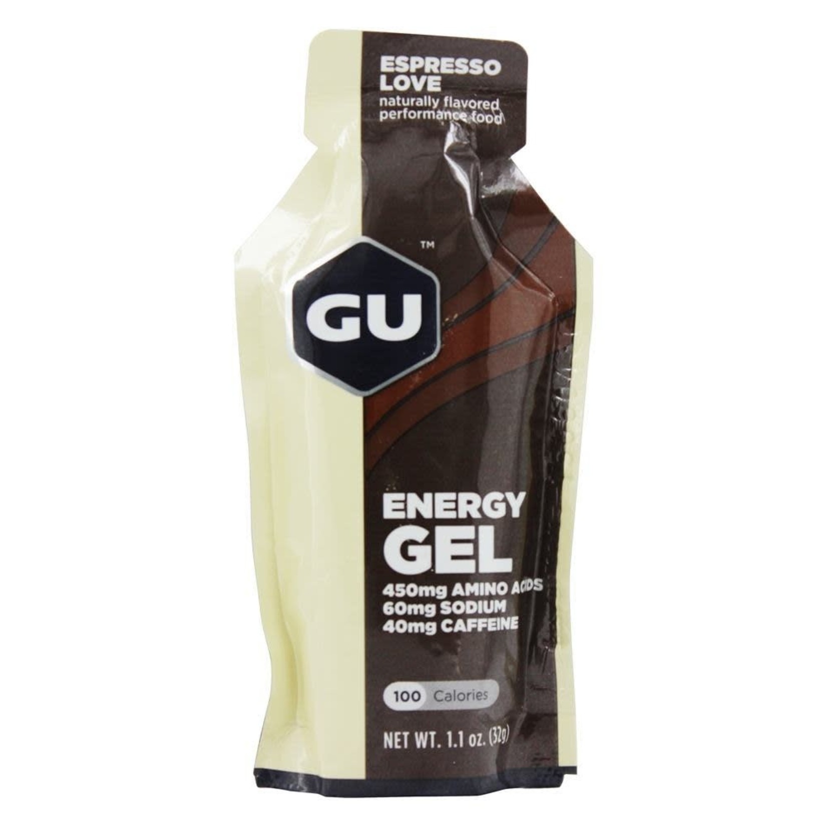 GU GU Energy Gel Espresso Love single - Grand Rapids Bicycle Co.