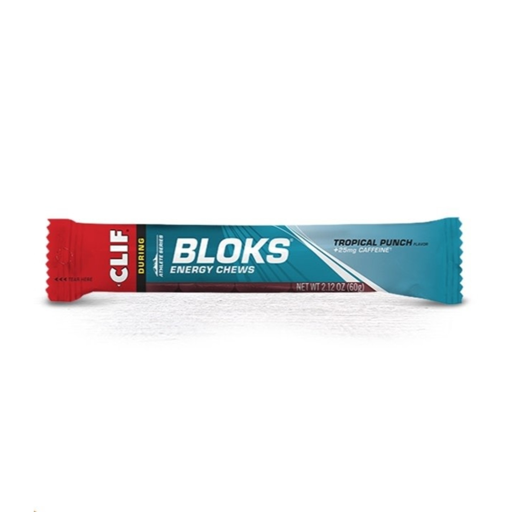 Clif Bar Clif Shot Bloks: Tropical Punch with 25mg Caffeine; single