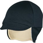 Pace Sportswear Pace Sportswear Reversable Merino Wool Cap: Eggshell/Black