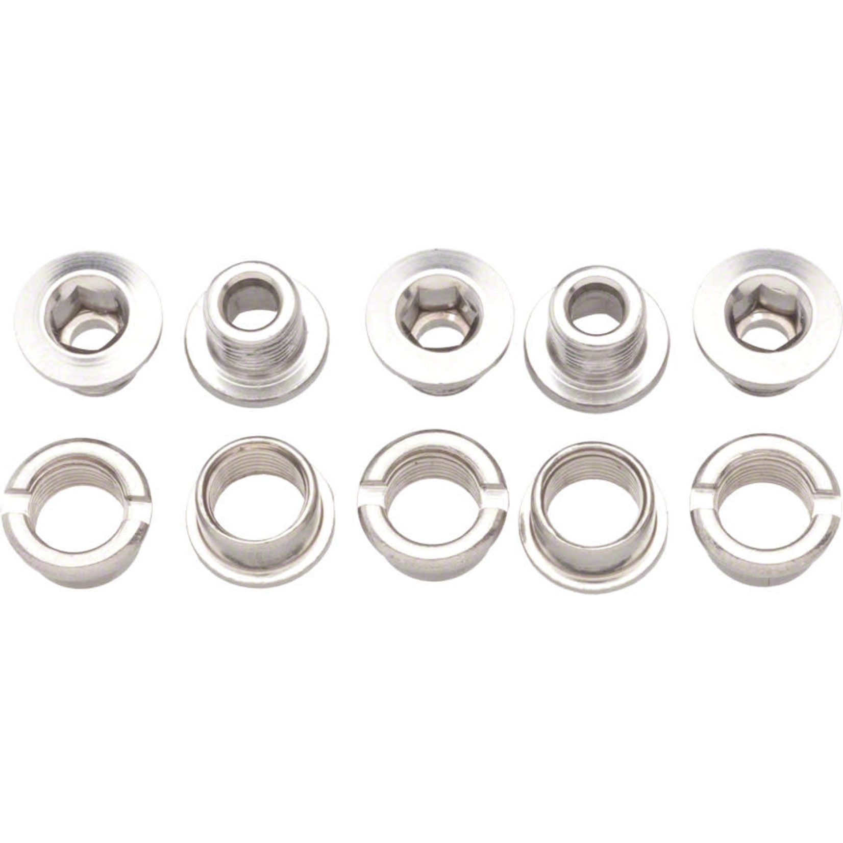 Problem Solvers Problem Solvers Sngl 6mm Cring bolts alloy Silver set/5