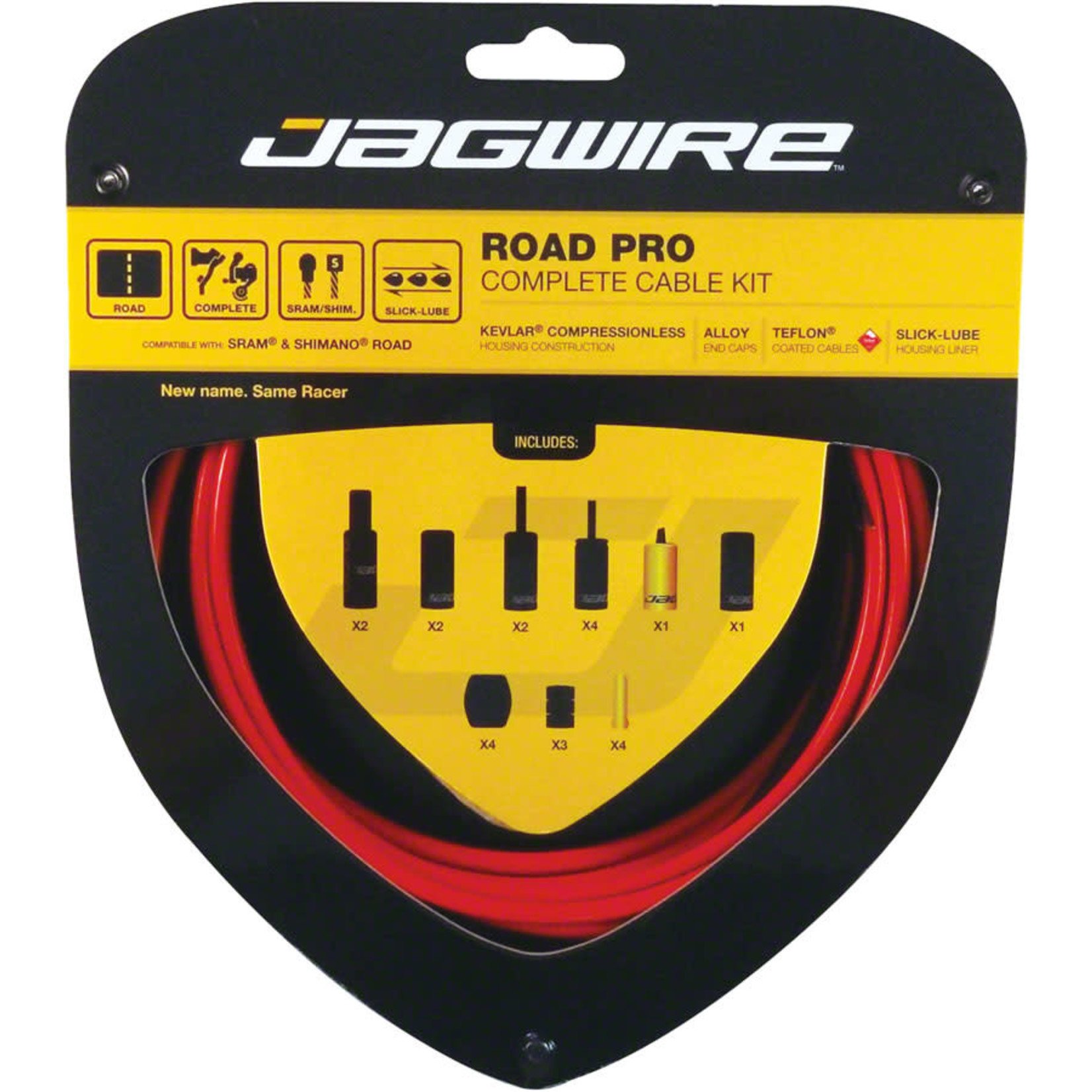 Jagwire Jagwire Racer Complete RoadDIY Kit Red
