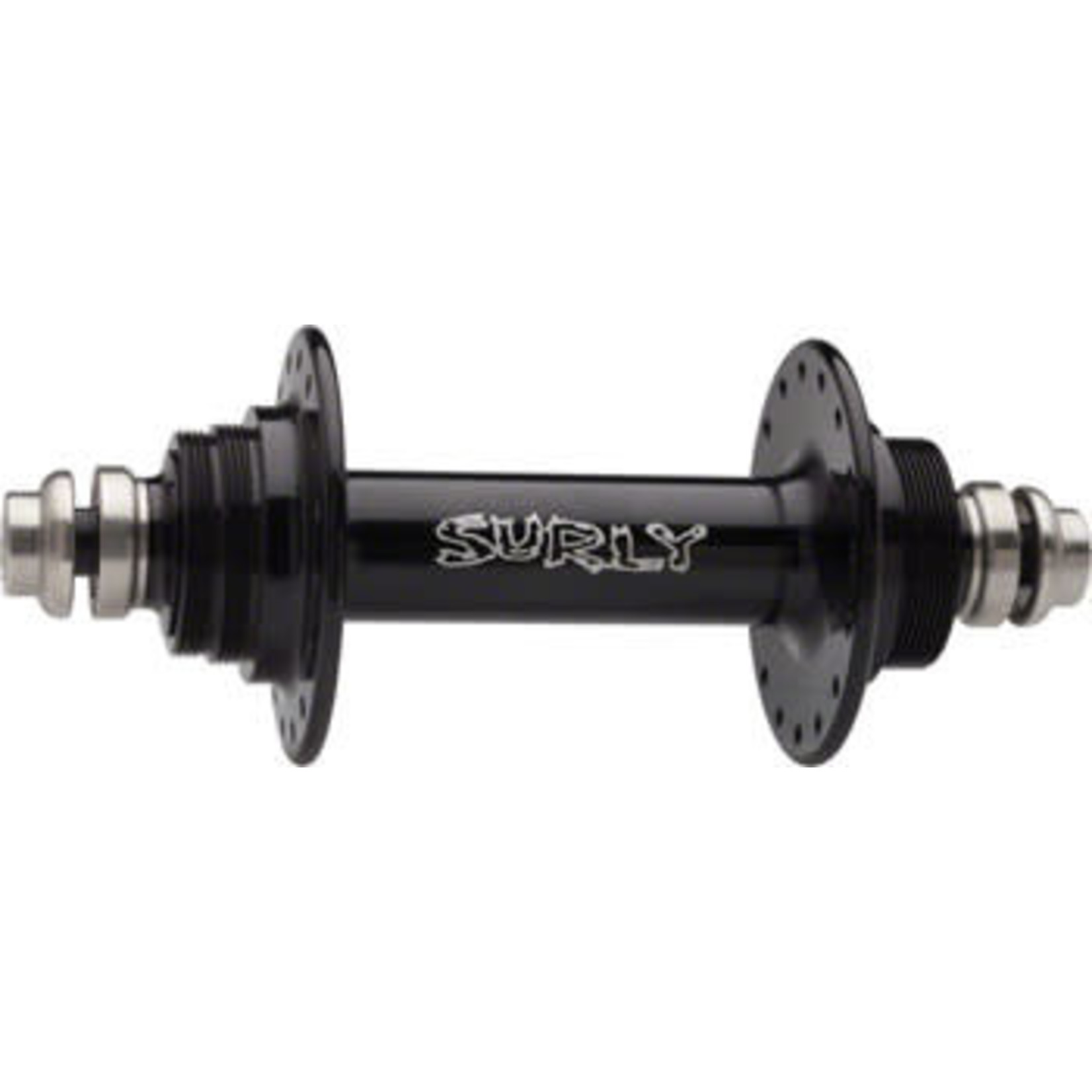 Surly Surly Ultra New Rear Hub - Threaded x 120mm, Rim Brake, Fixed/Free, Black, 32H