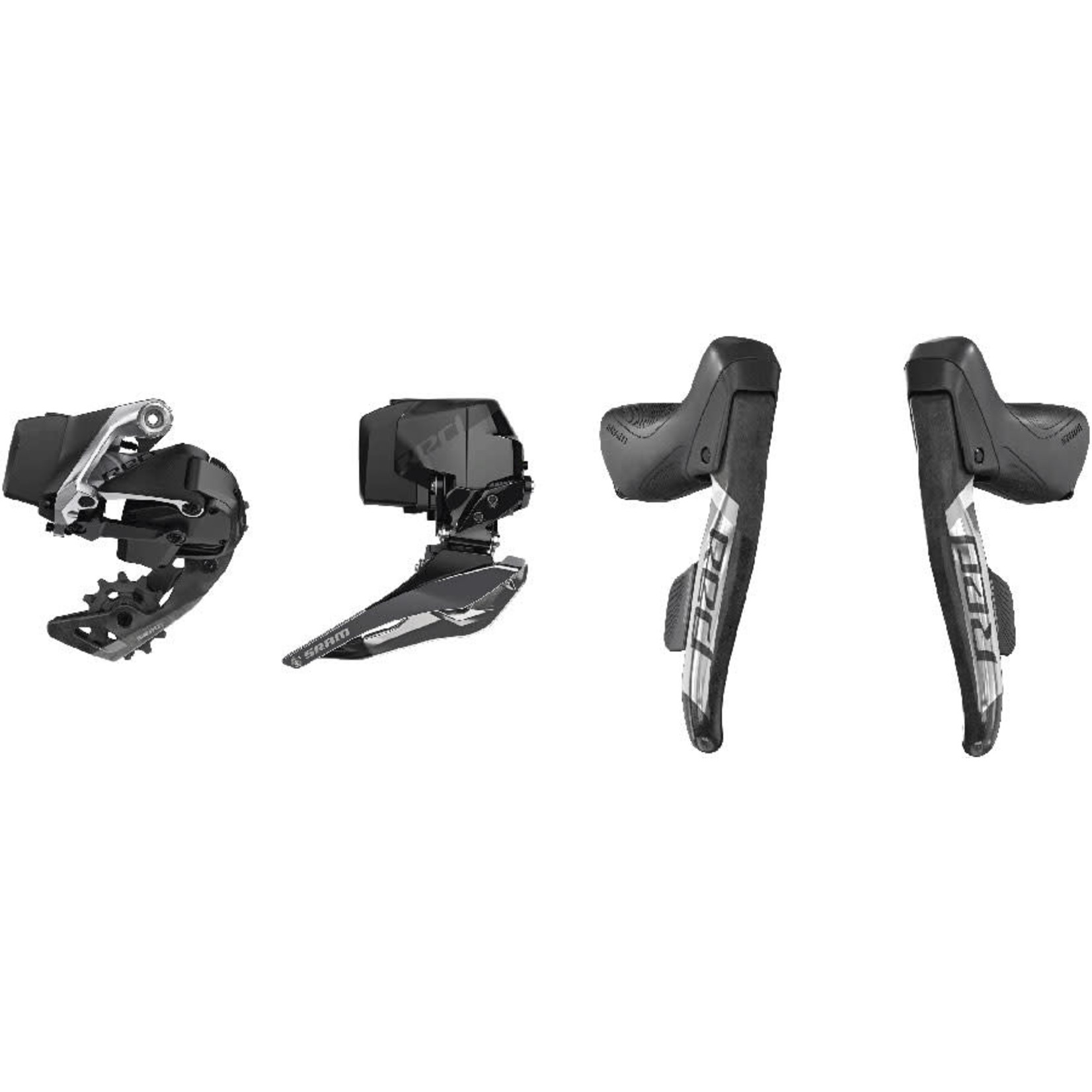 SRAM SRAM RED eTap AXS KiB - 2x, 12-Speed, Cable Brake/Shift Levers, AXS Front and Rear Derailleurs