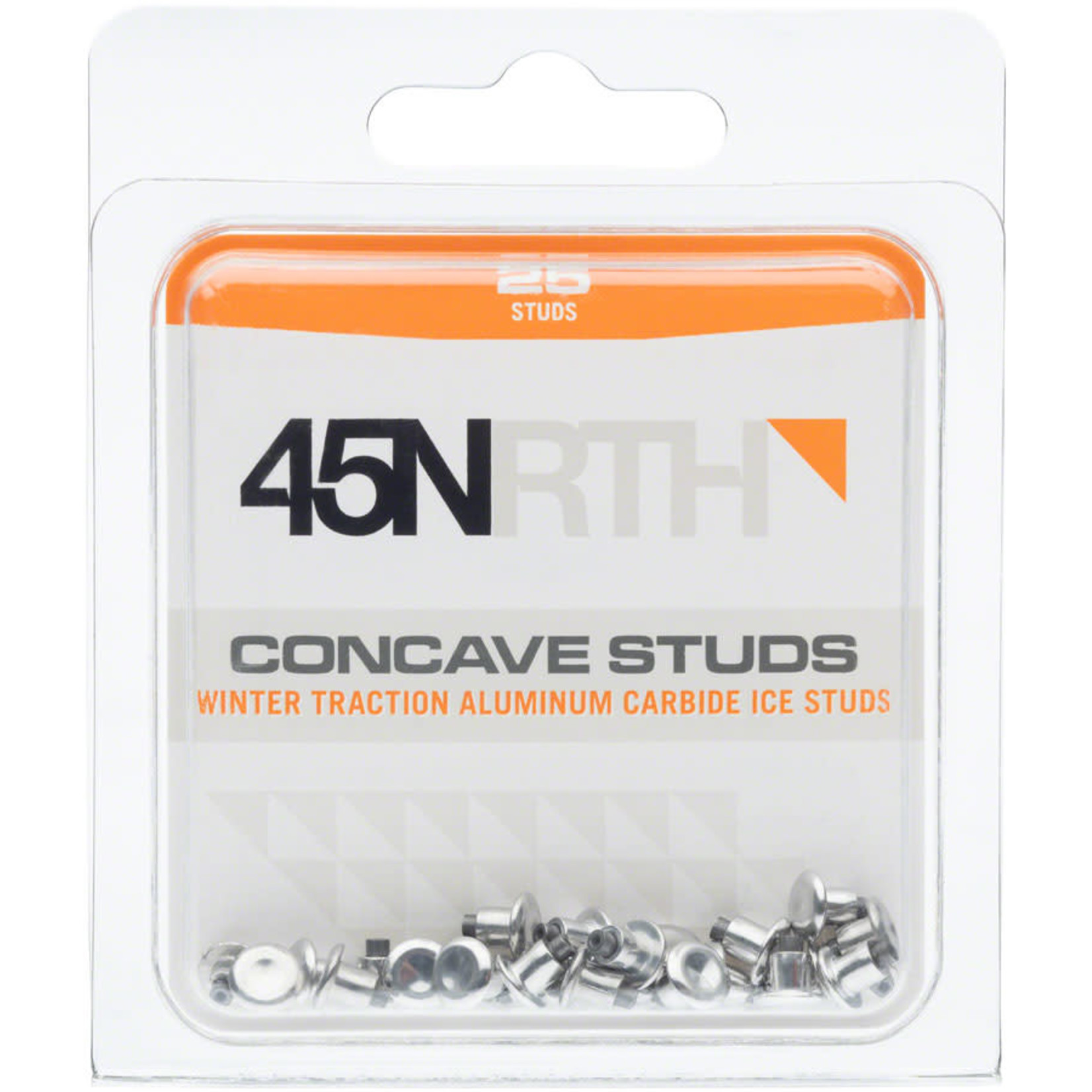 45NRTH 45NRTH Concave Carbide Aluminum Studs: Pack of 25