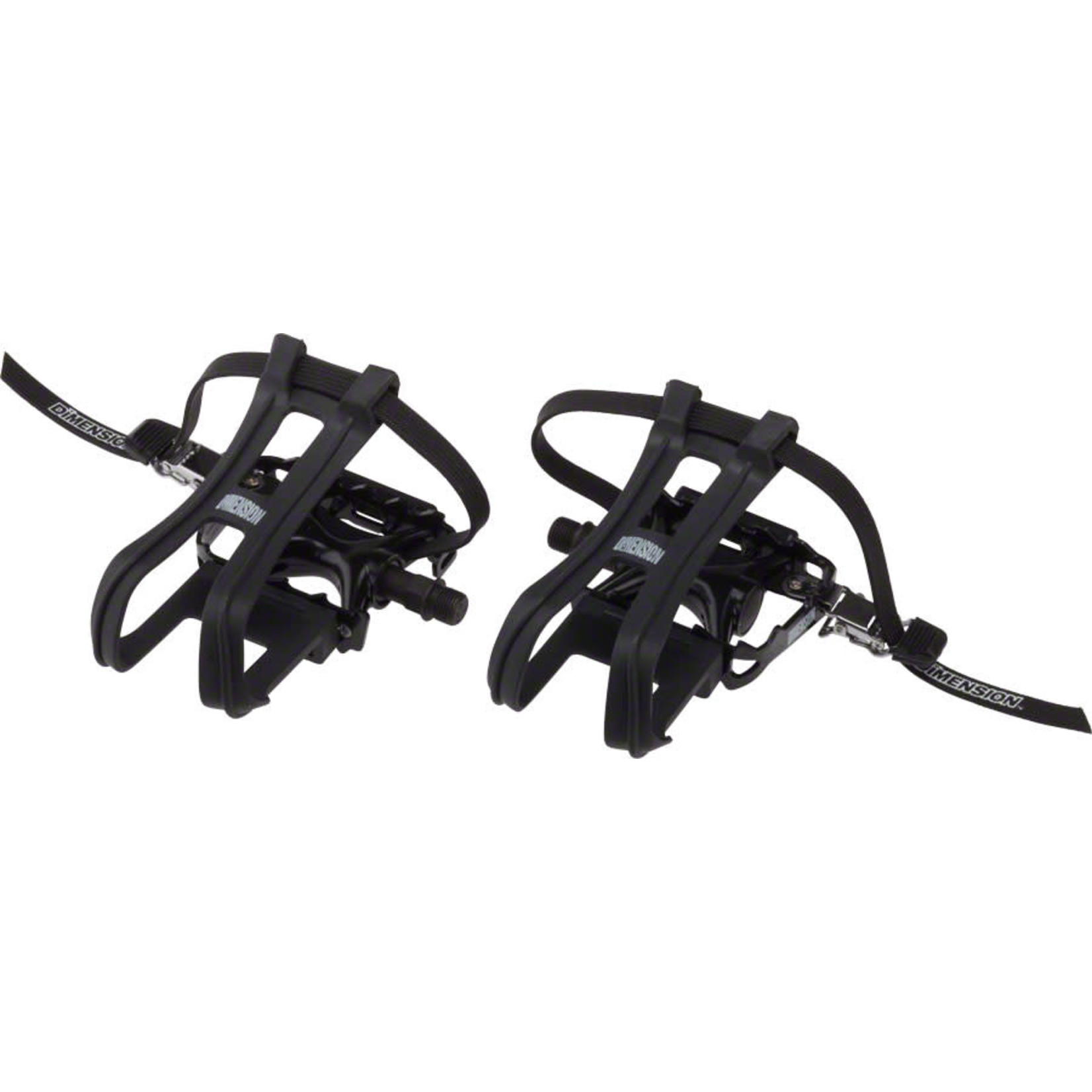 Dimension Dimension Combo Compe Pedal/Toe clip Set 9/16" Aluminum