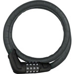 ABUS ABUS Tresorflex 6615 Combination Coiled Cable Lock: 120cm x 15mm With Mount, Black