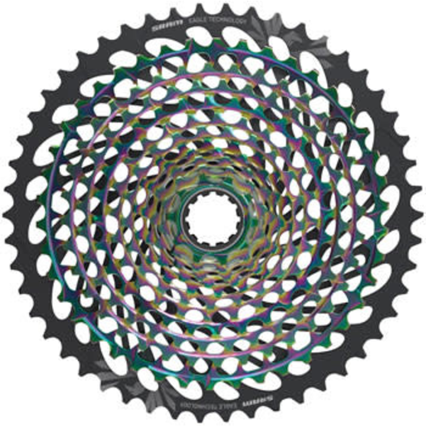 SRAM SRAM XX1 Eagle AXS XG-1299 Cassette - 12-Speed, 10-50t, Rainbow, For XD Driver Body