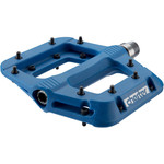 RaceFace RaceFace Chester Pedals - Platform, Composite, 9/16",Blue, Replaceable Pins