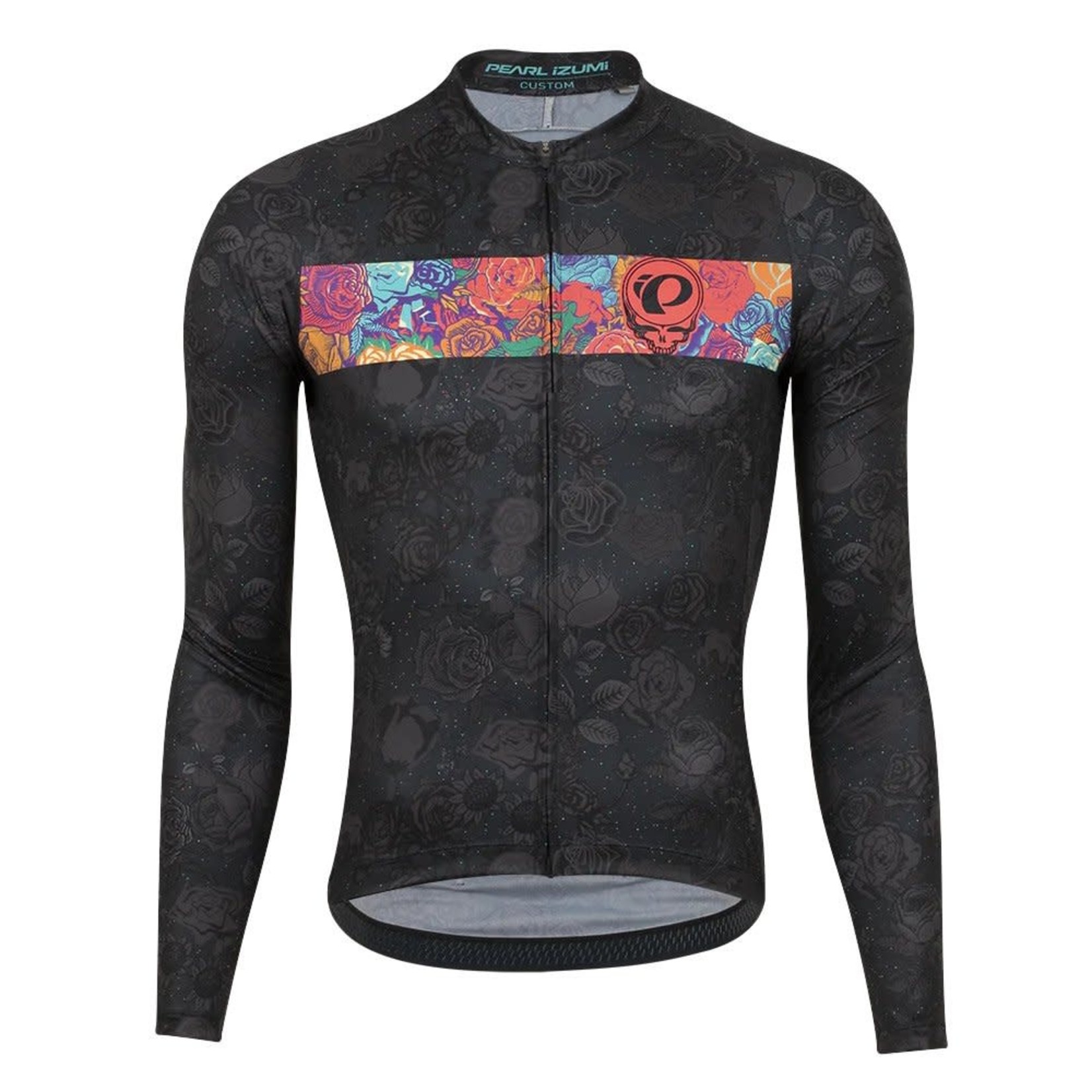 Pearl Izumi Grateful Dead Rambler Attack Long Sleeve Jersey Black Stripe