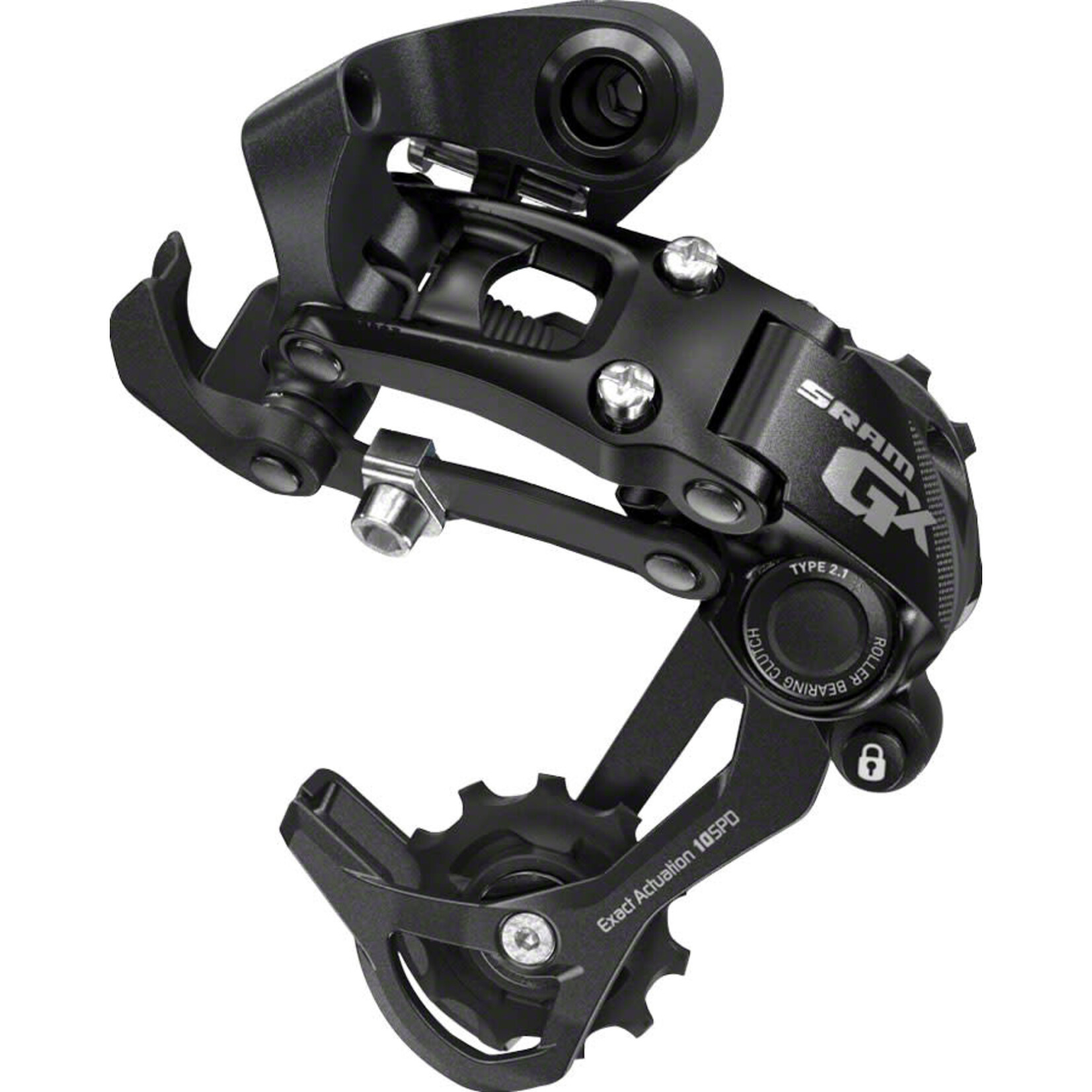 SRAM SRAM GX Type 2.1 10-Speed Long Cage Rear Derailleur Black