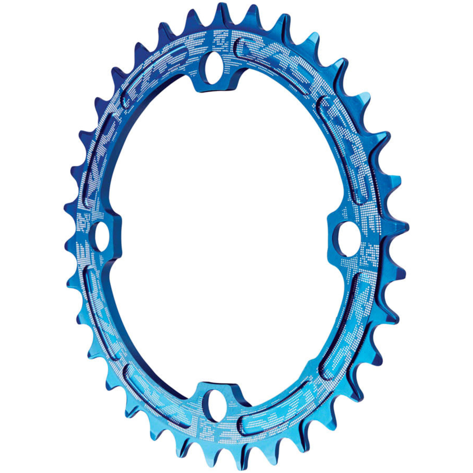 RaceFace RaceFace Narrow Wide Chainring: 104mm BCD, 32t, Blue