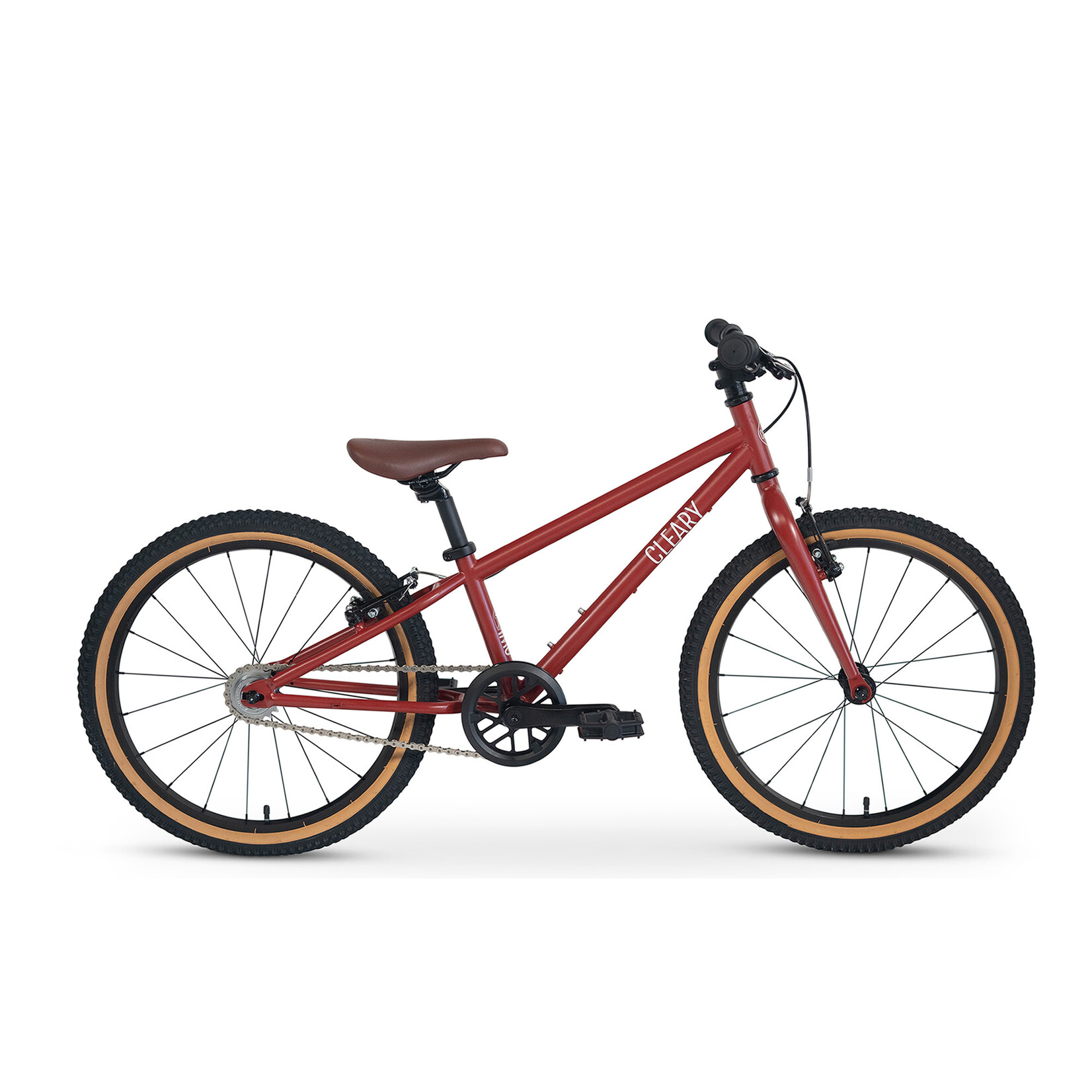 Cleary Bikes Cleary Owl Single Speed Lightweight Kids 20 Inch Bike - Patagonia Red