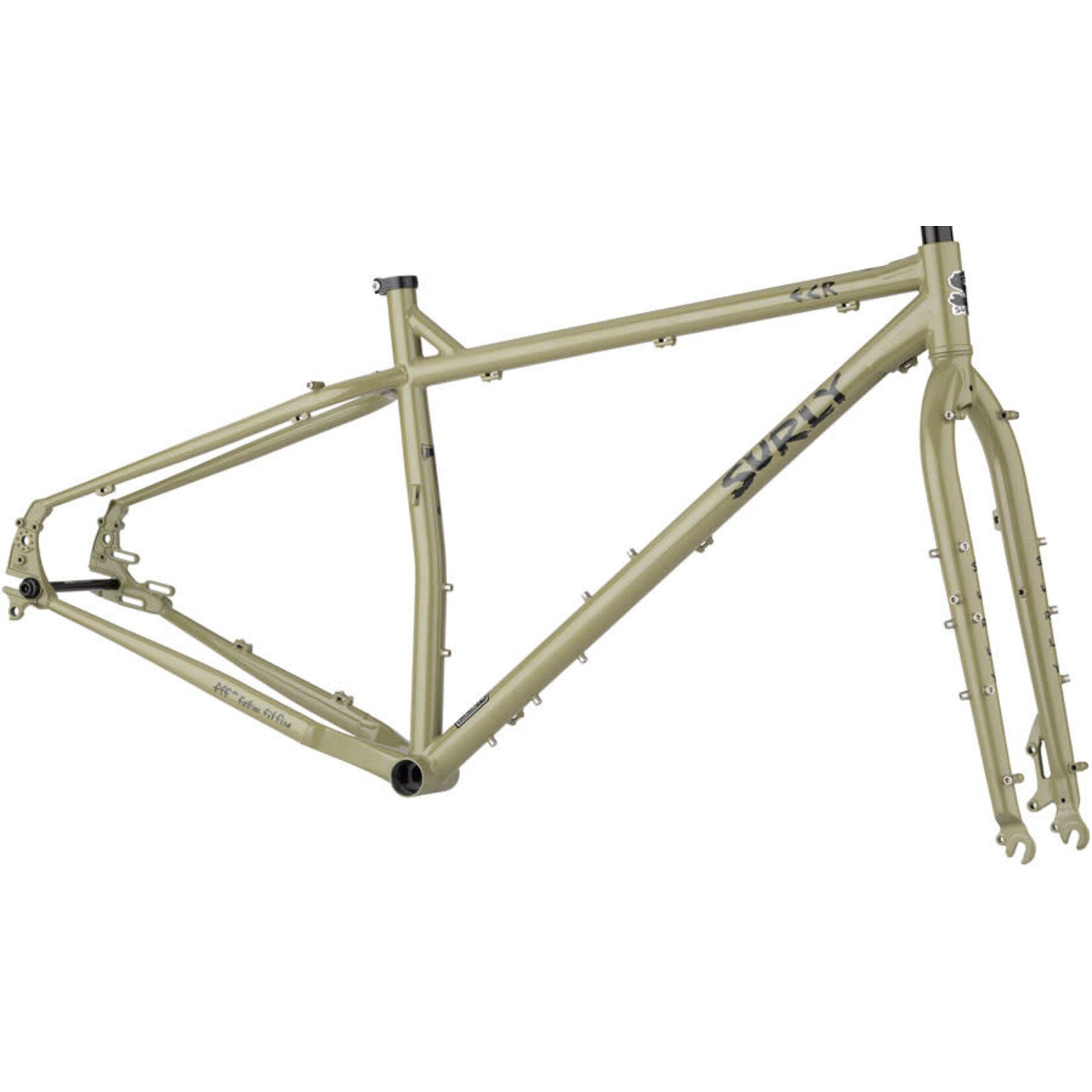 Surly Surly ECR Frameset - 27.5+, Steel, Tank Green, Small