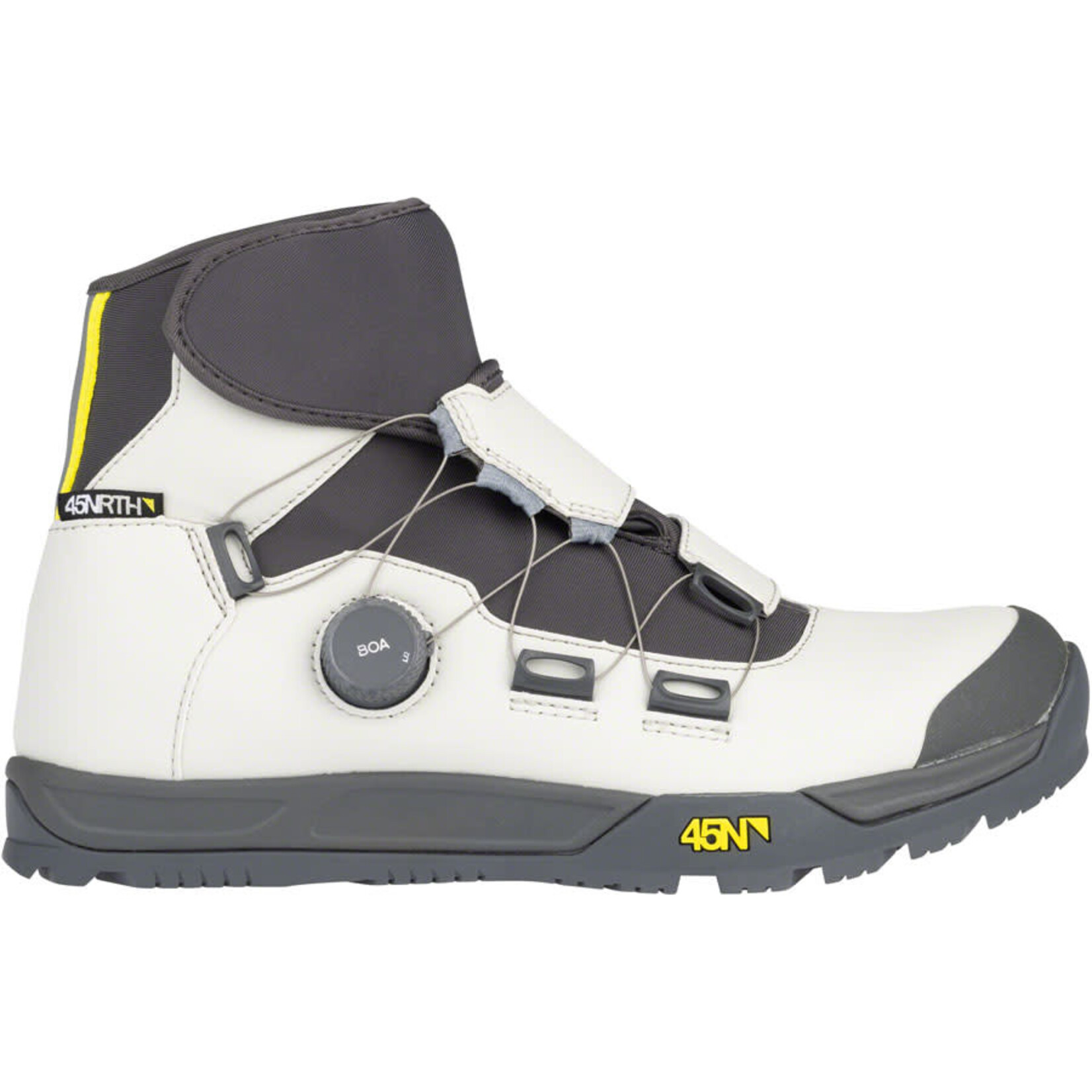 45NRTH 45NRTH Ragnarok BOA Cycling Boot - Grey, Size 44