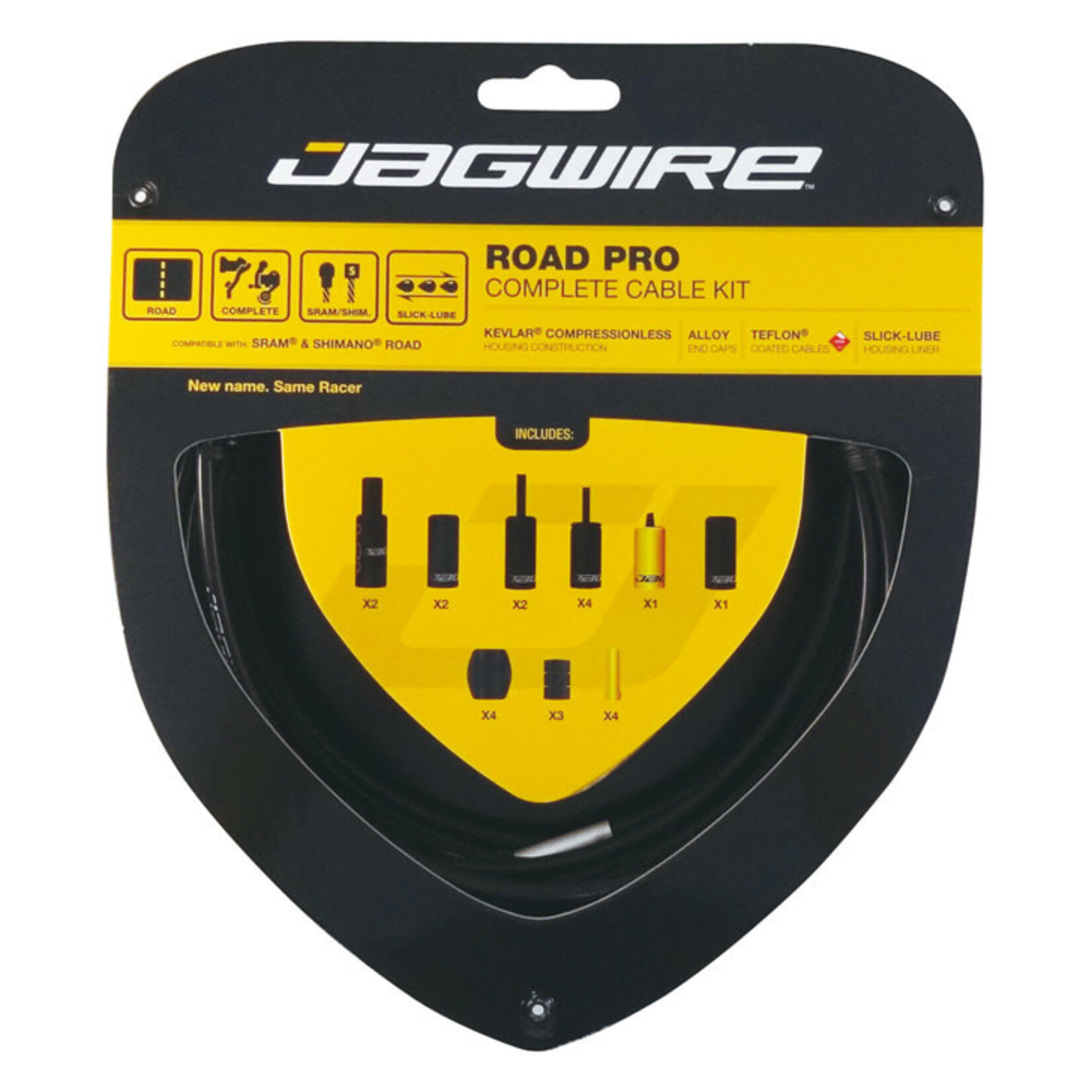 Jagwire Jagwire Road Pro Complete Road Brake & Derailleur Kit Black