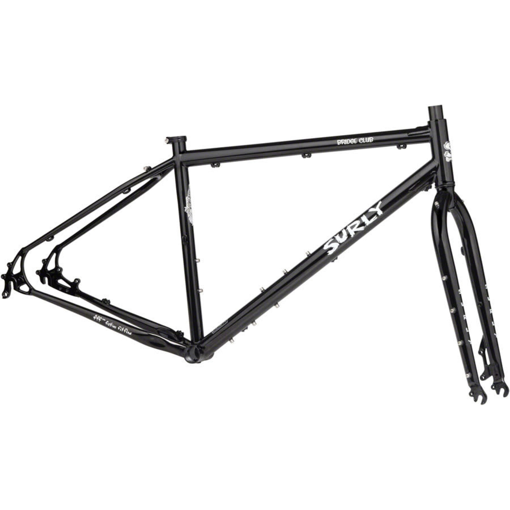 Surly Surly Bridge Club Frameset - 27.5" Steel Trevor's Closet Black MD