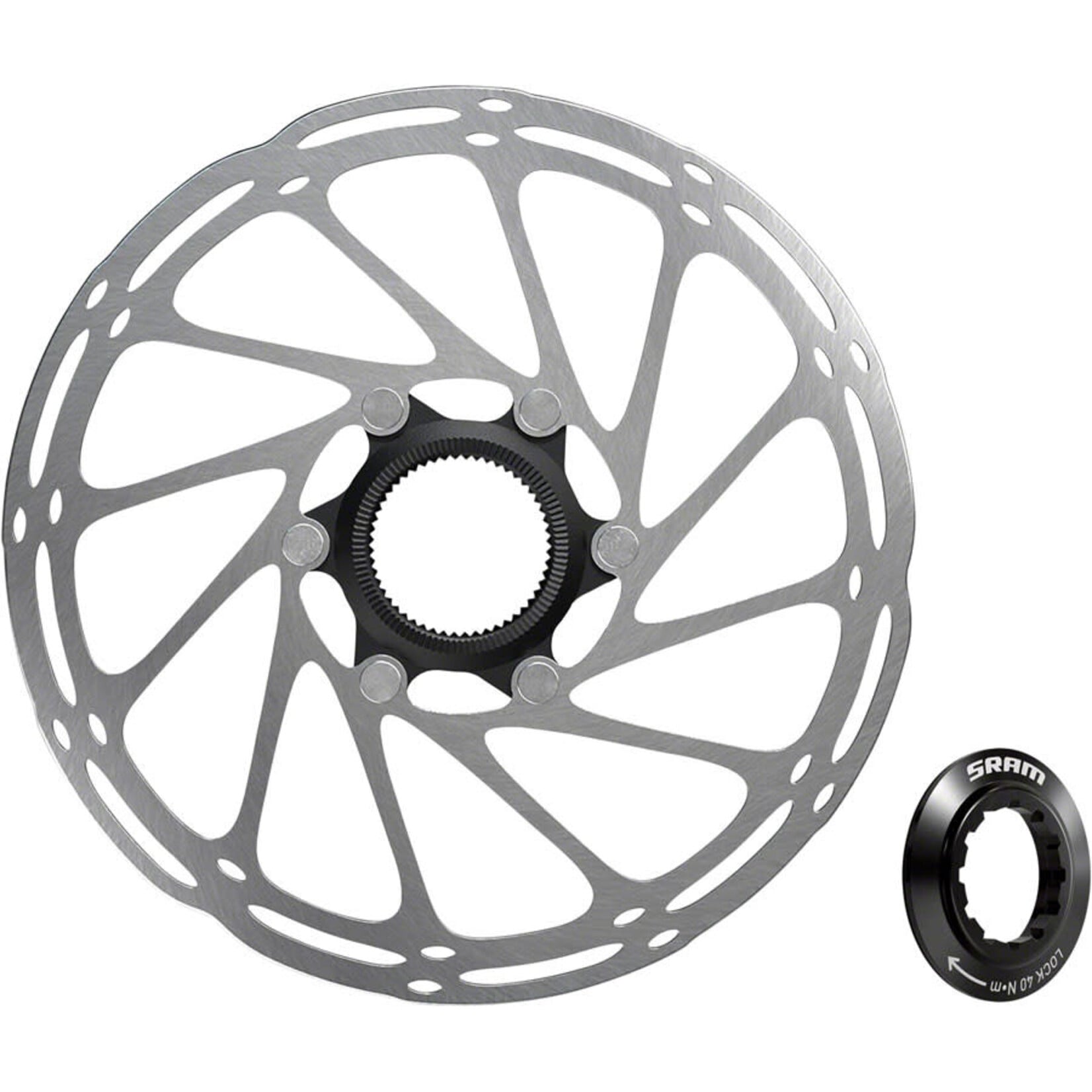SRAM SRAM CenterLine Disc Brake Rotor - 160mm, Center Lock, 1.85mm, Includes Internal Tooled Lockring